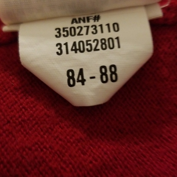 Hollister Womens/Juniors Sweater Red Button-Up Pockets size S GUC - Picture 7 of 8